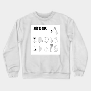 Seder Construction Instructions Crewneck Sweatshirt